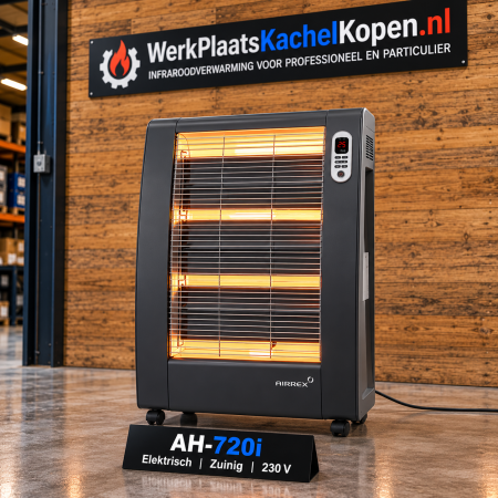 Airrex AH-720 elektrische infraroodheater 2,8 kW voor werkplaats en terras