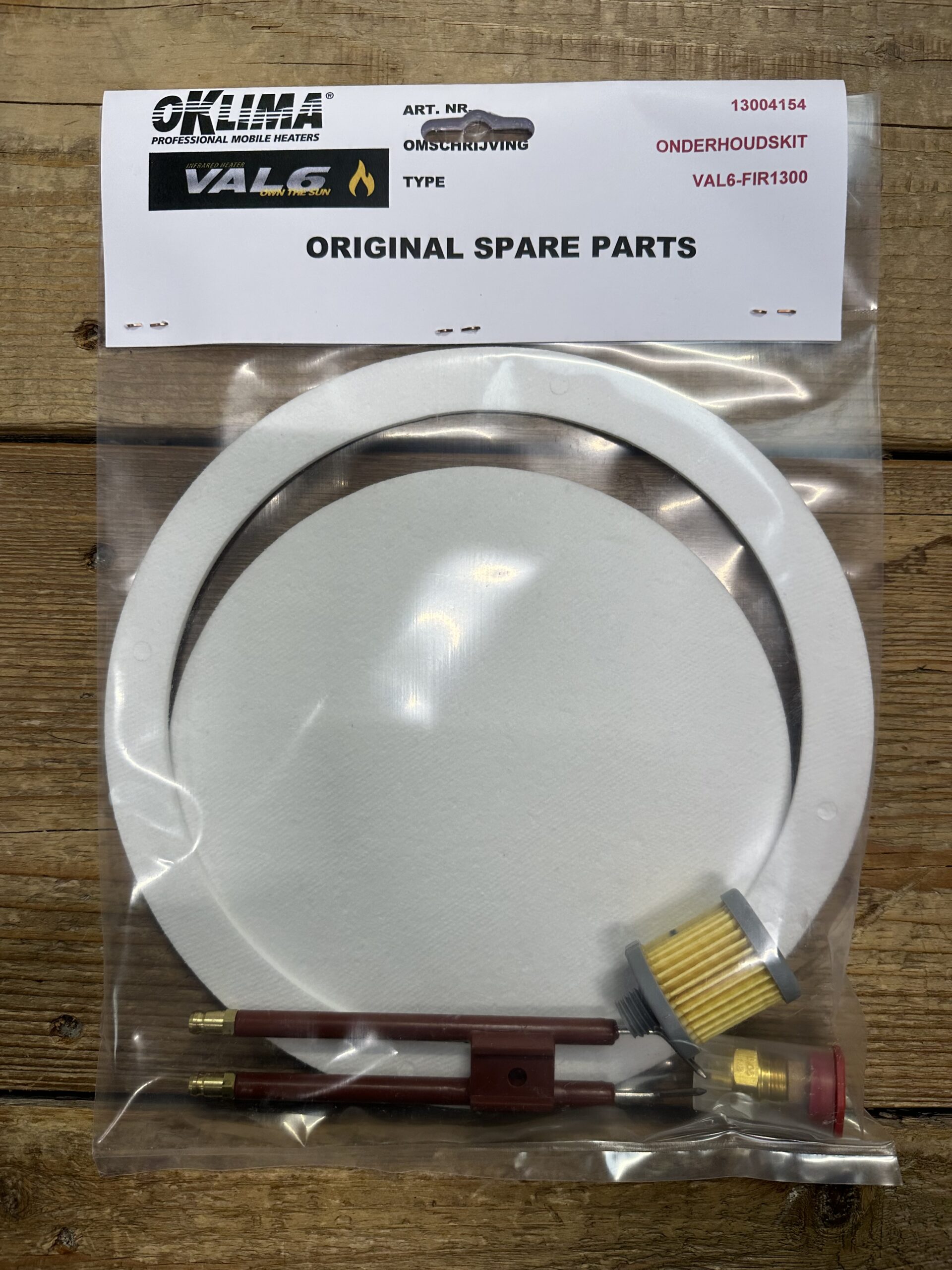 VAL6 Servicekit Onderhoudsset voor de FIR 1300