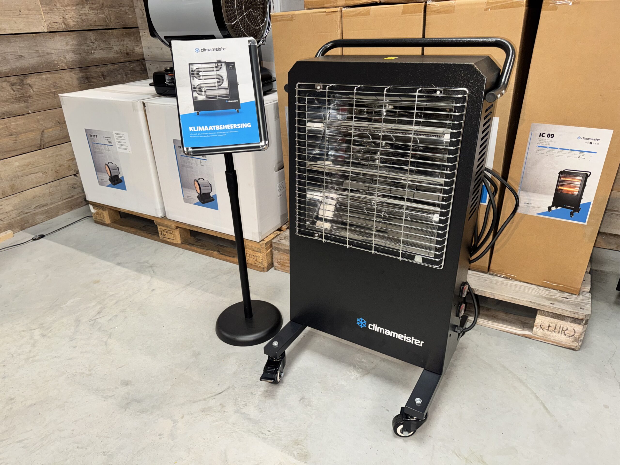 Climameister IC09 1.5-3.0 KW Infraroodheater - HeavyDuty - ACTIEPRIJS!