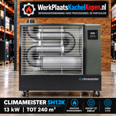 Climameister SH13K diesel infraroodheater 13 kW