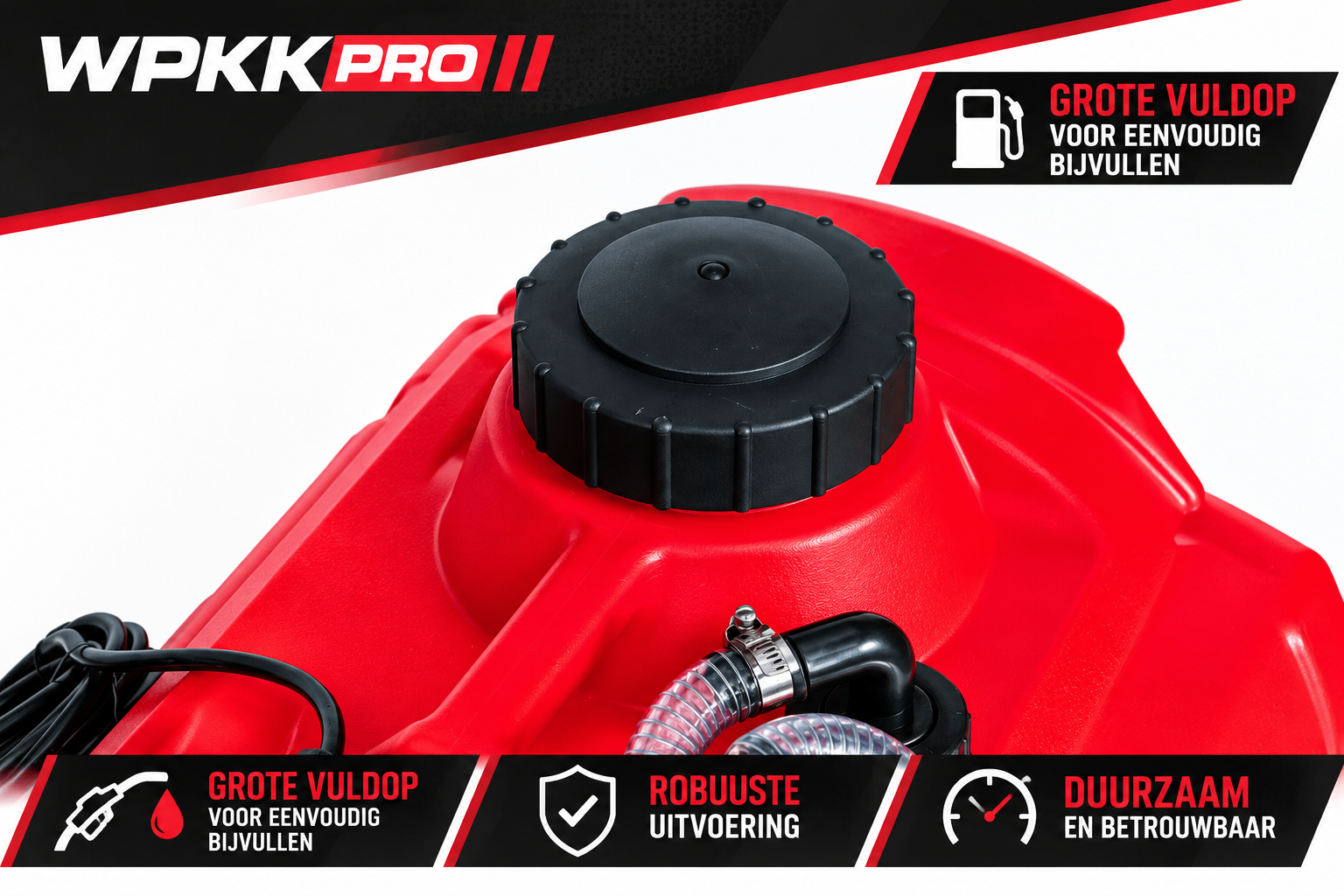 WPKK PRO 100L Dieseltank met pomp