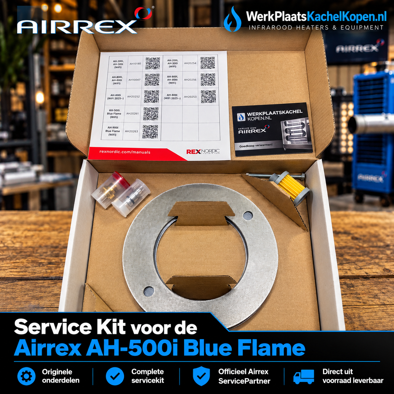 Airrex AH-500i Blue Flame Servicekit