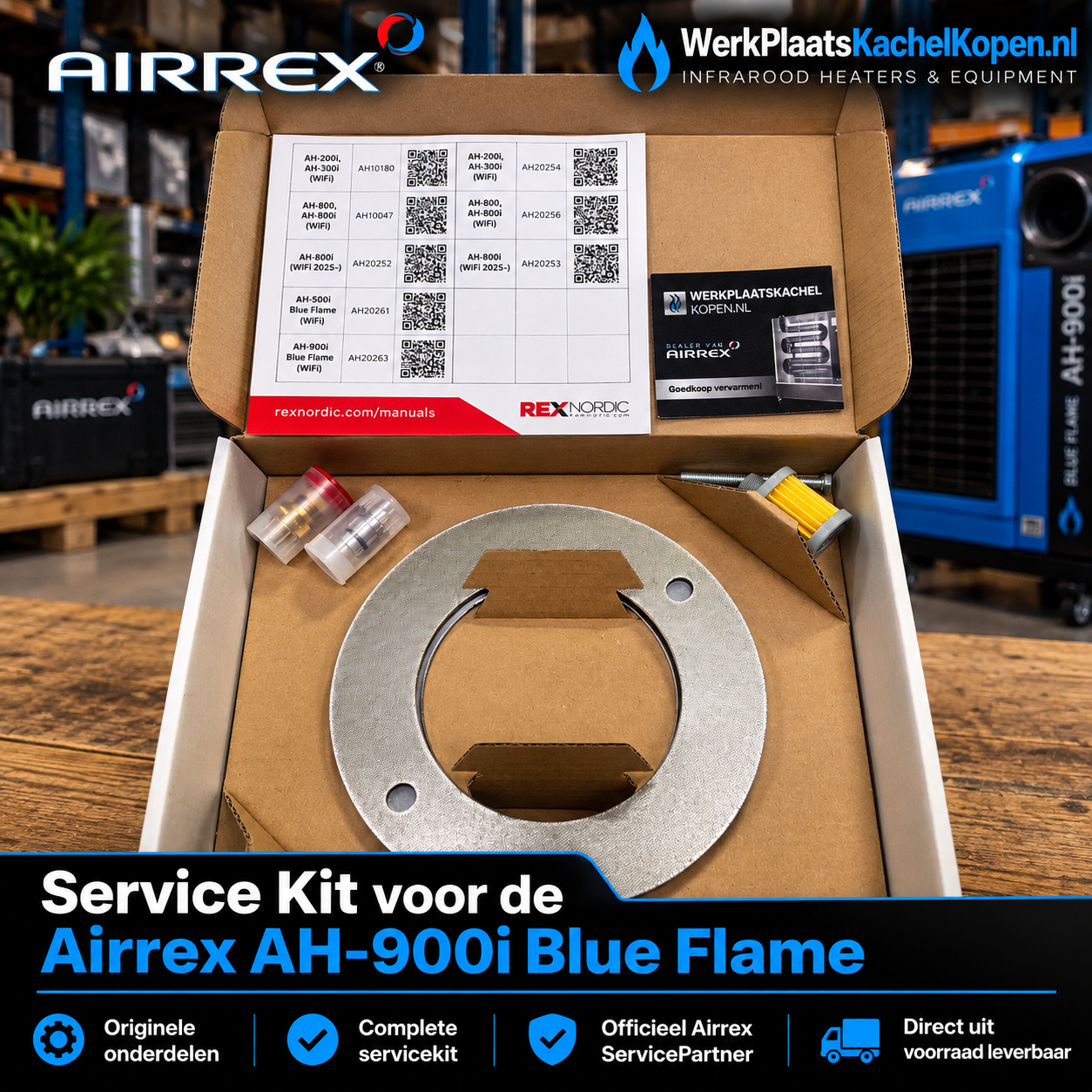 Airrex AH-900i Blue Flame Servicekit